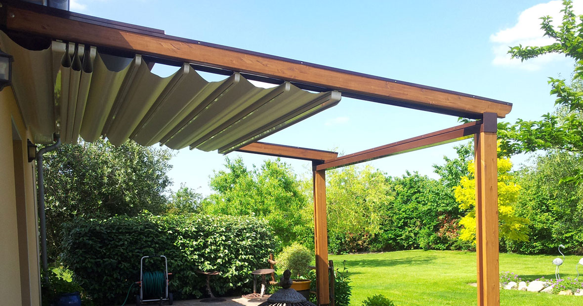 toile pour une pergola